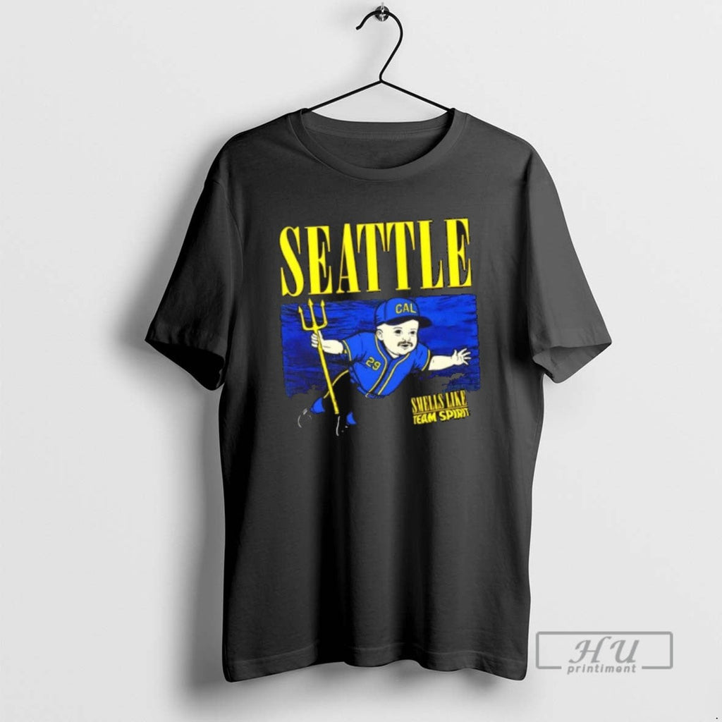 Officials Smells Like Team Spirit Cal Raleigh Seattle - Adult & Kids T-Shirts, Sweatshirts & Hoodies apparel design preview 1