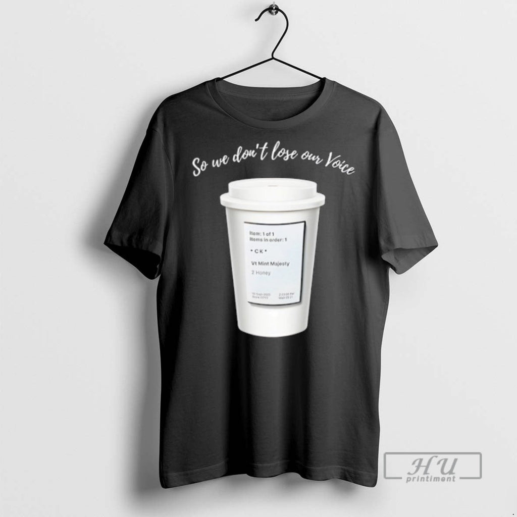 Officials So We Dont Lose Our Voice Mint Majesty Tea - Adult & Kids T-Shirts, Sweatshirts & Hoodies apparel design preview 1