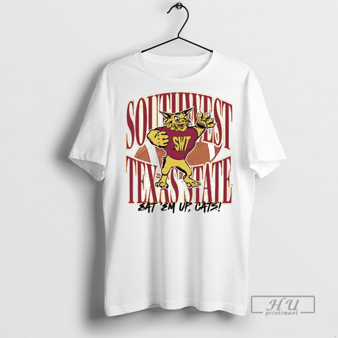 Officials Southwest Texas State Eat Em Up Cats - Adult & Kids T-Shirts, Sweatshirts & Hoodies apparel design preview 1