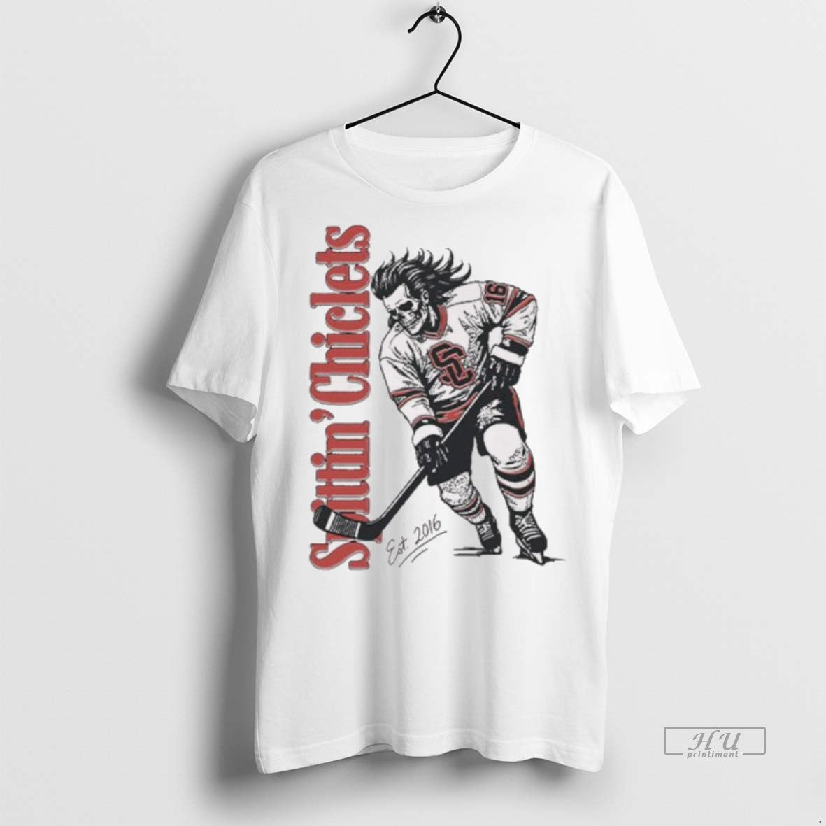 Officials Spittin Chiclets Skullet Vertical Ice - Adult & Kids T-Shirts, Sweatshirts & Hoodies apparel design preview 1
