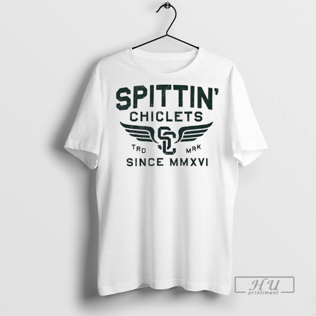 Officials Spittin Chiclets Hockey Wings Since Mmxvi - Adult & Kids T-Shirts, Sweatshirts & Hoodies apparel design preview 1