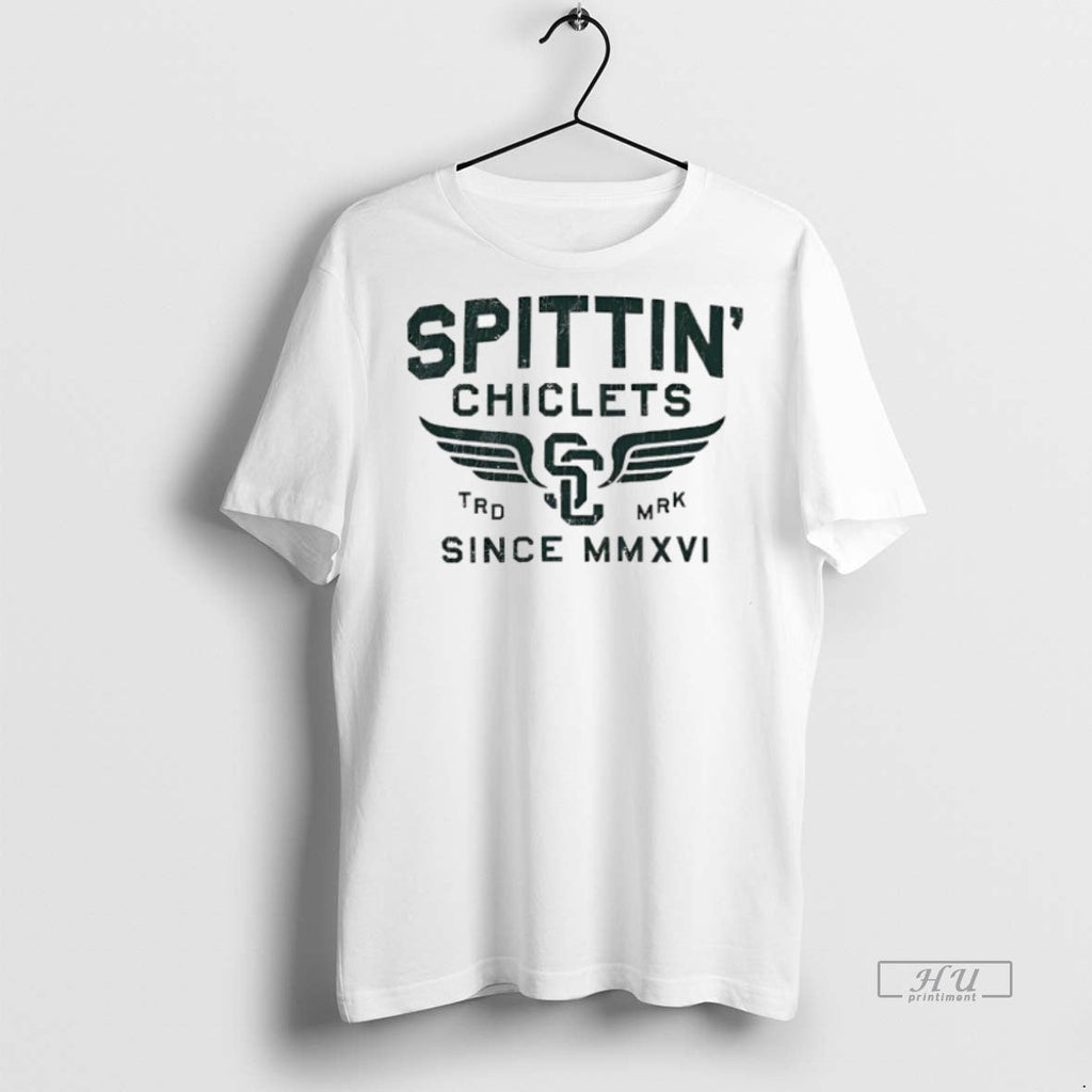 Officials Spittin Chiclets Hockey Wings Since Mmxvi - Adult & Kids T-Shirts, Sweatshirts & Hoodies apparel design preview 1