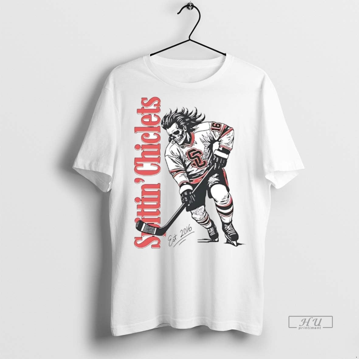 Officials Spittin Chiclets Skullet Est 2016 Sweater - Adult & Kids T-Shirts, Sweatshirts & Hoodies apparel design preview 1
