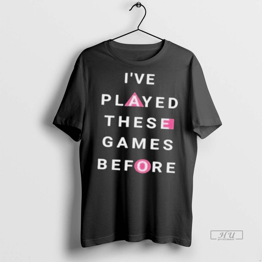 Officials Squid Game 3 Ive Played These Games Before - Adult & Kids T-Shirts, Sweatshirts & Hoodies apparel design preview 1
