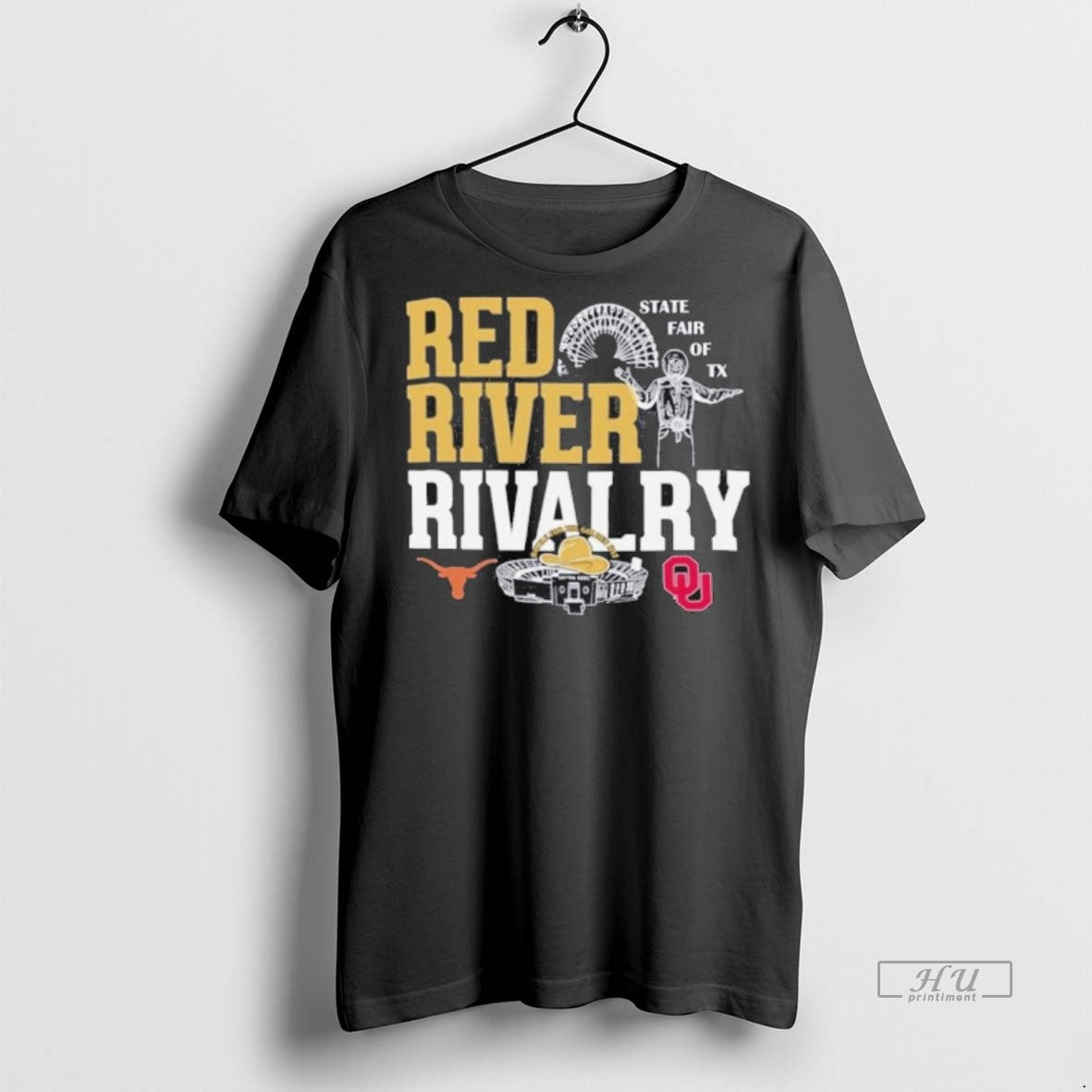Officials State Fair Of Tx Longhorns Vs Ou 2025 Red - Adult & Kids T-Shirts, Sweatshirts & Hoodies apparel design preview 1
