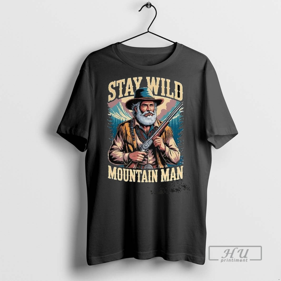 Officials Stay Wild Mountain Man - Adult & Kids T-Shirts, Sweatshirts & Hoodies apparel design preview 1