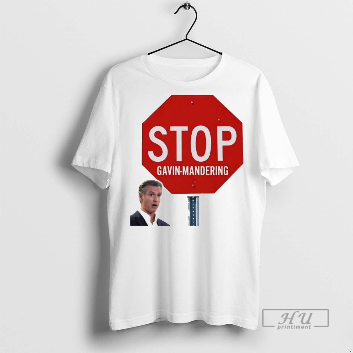 Officials Stop Gavin Mandering Gerrymandering - Adult & Kids T-Shirts, Sweatshirts & Hoodies apparel design preview 1