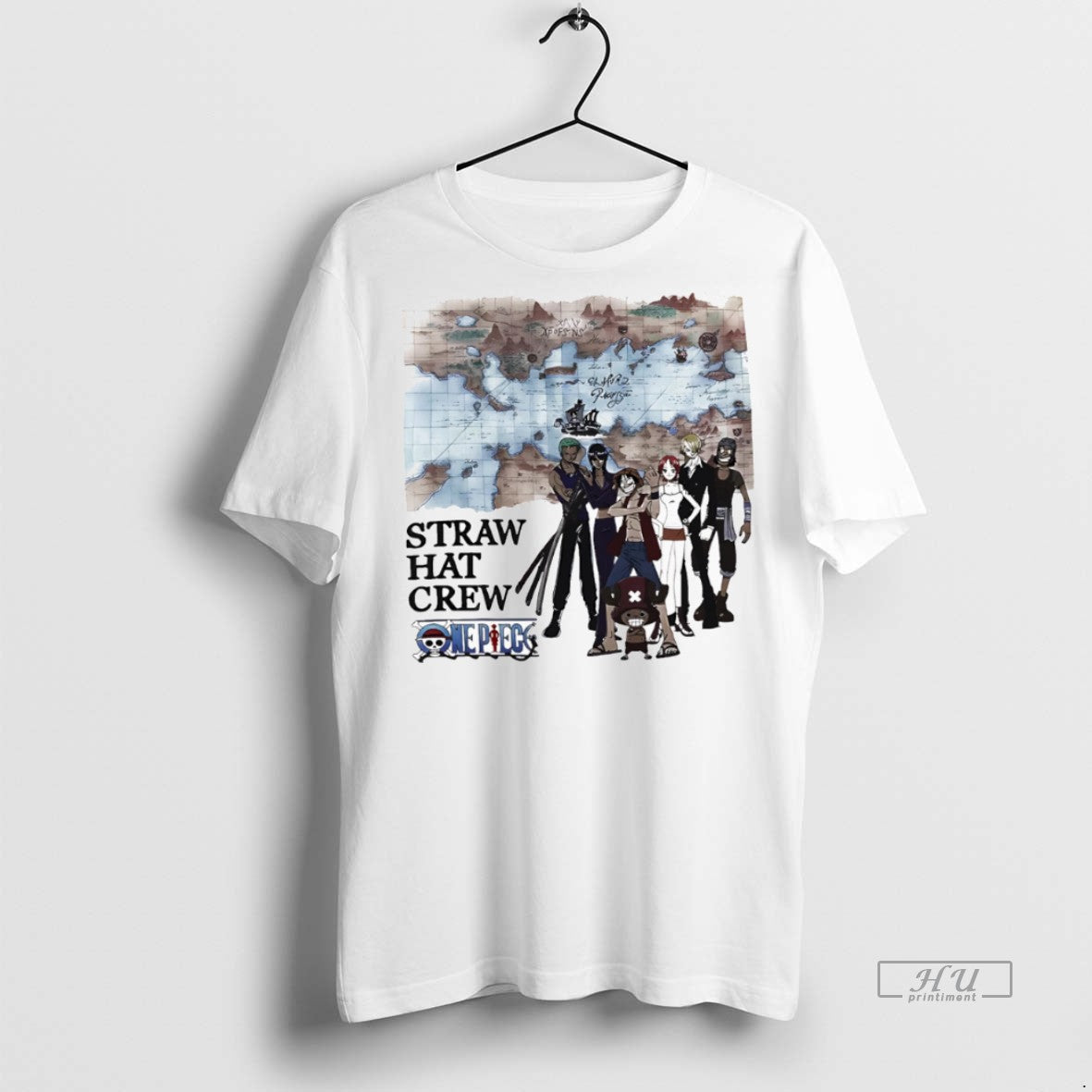Officials Straw Hat Crew Grand Line Map Sweater - Adult & Kids T-Shirts, Sweatshirts & Hoodies apparel design preview 1