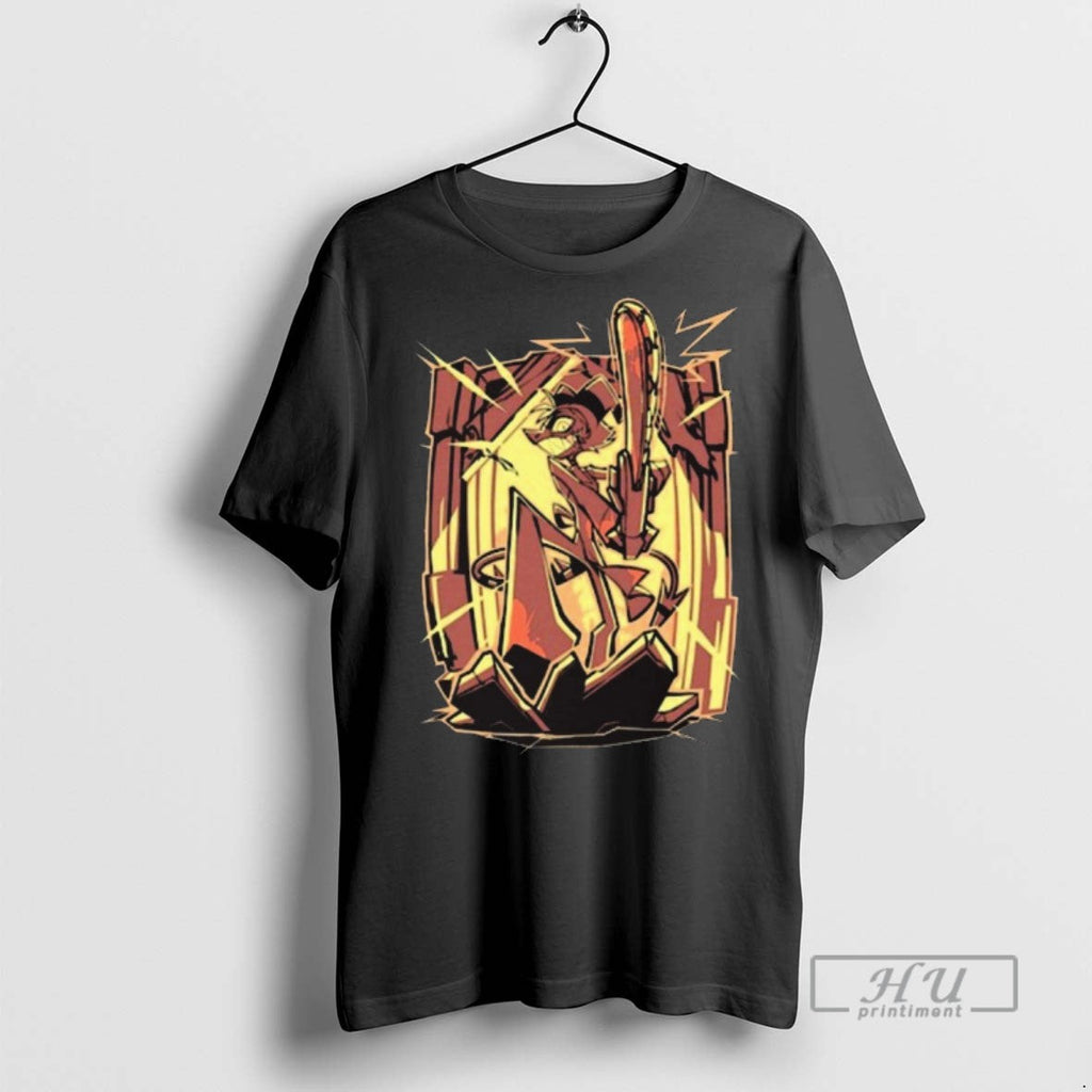 Officials Striker Halloween Shark Robot Helluva Boss - Adult & Kids T-Shirts, Sweatshirts & Hoodies apparel design preview 1