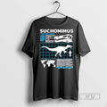 Officials Suchomimus Fact Sheet Dinosaur Facts - Adult & Kids T-Shirts, Sweatshirts & Hoodies apparel design preview 1
