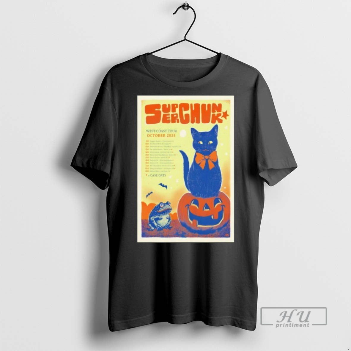 Officials Superchunk West Coast Tour October 2025 - Adult & Kids T-Shirts, Sweatshirts & Hoodies apparel design preview 1