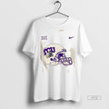 Officials Tcu Horned Frogs Football Helmet 2 Sided - Adult & Kids T-Shirts, Sweatshirts & Hoodies apparel design preview 1