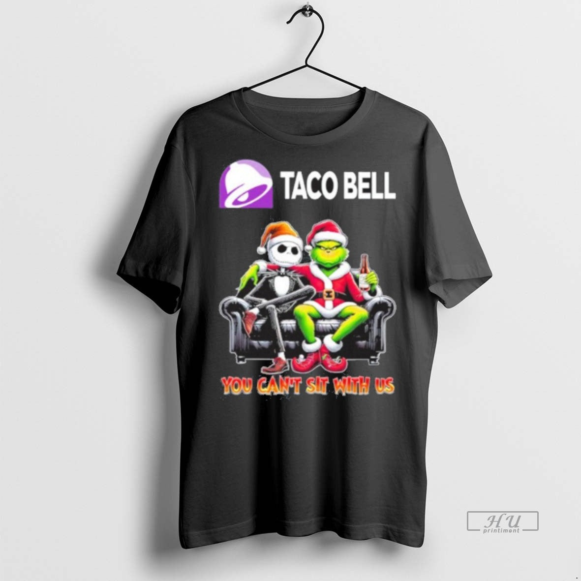 Officials Taco Bell Logo Santa Jack And Grinch You - Adult & Kids T-Shirts, Sweatshirts & Hoodies apparel design preview 1