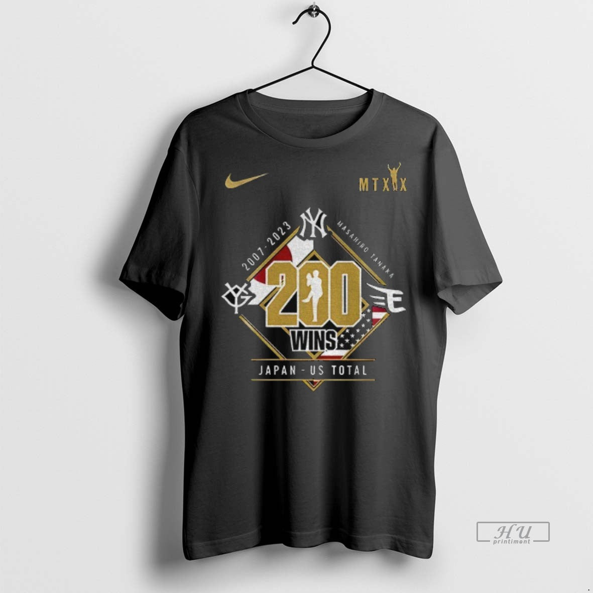 Officials Tanaka Masahiro New York Yankees Baseball - Adult & Kids T-Shirts, Sweatshirts & Hoodies apparel design preview 1