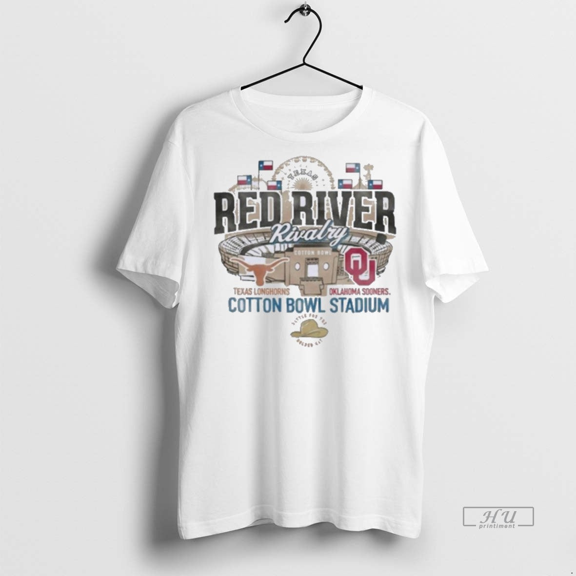 Officials Texas Longhorns Red River Rivalry 2025 Vs - Adult & Kids T-Shirts, Sweatshirts & Hoodies apparel design preview 1