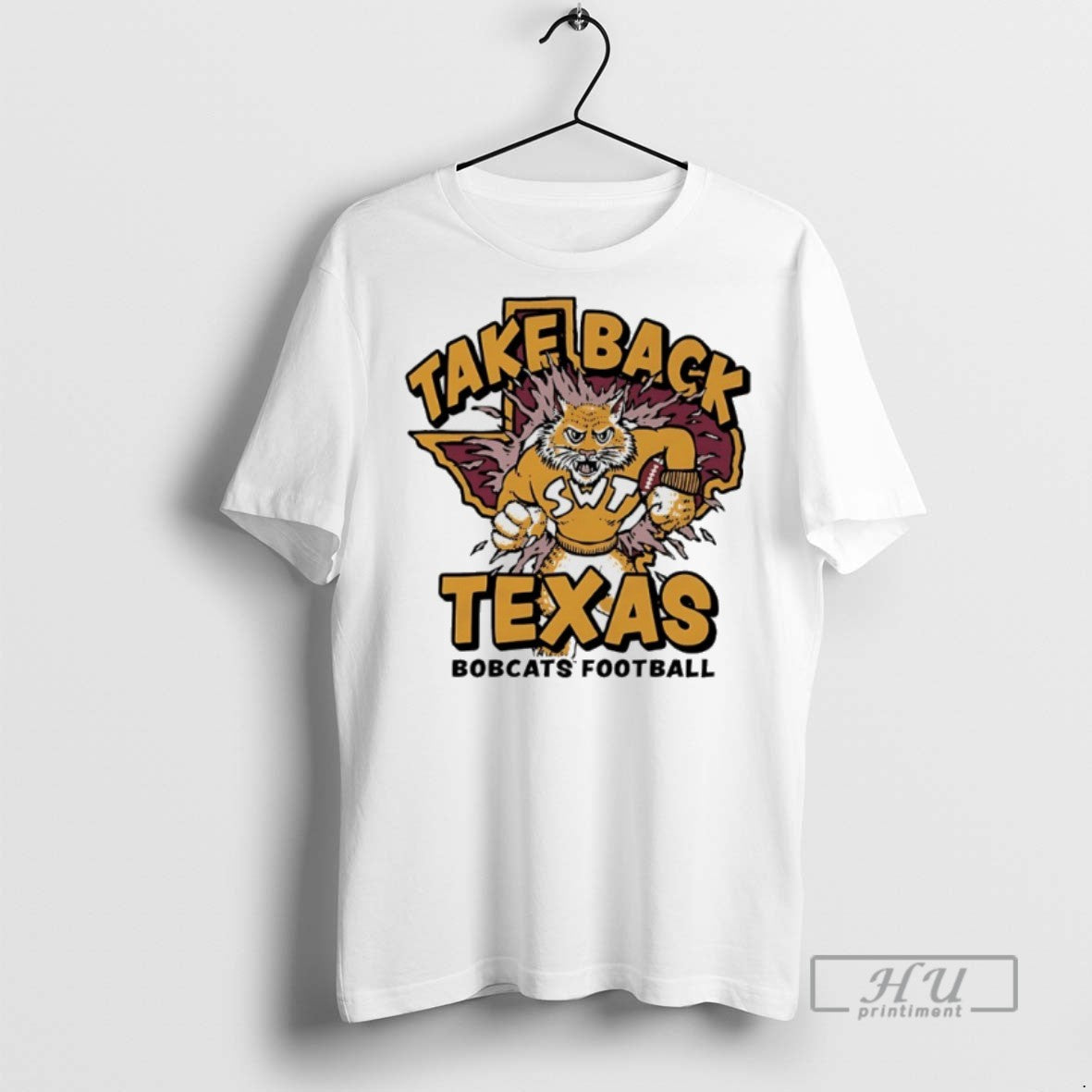Officials Texas State Bobcats Football Take Back - Adult & Kids T-Shirts, Sweatshirts & Hoodies apparel design preview 1