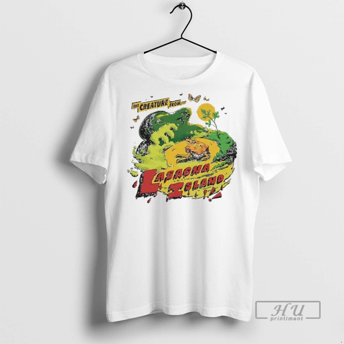 Officials The Creature From Lasagna Island Of Month - Adult & Kids T-Shirts, Sweatshirts & Hoodies apparel design preview 1