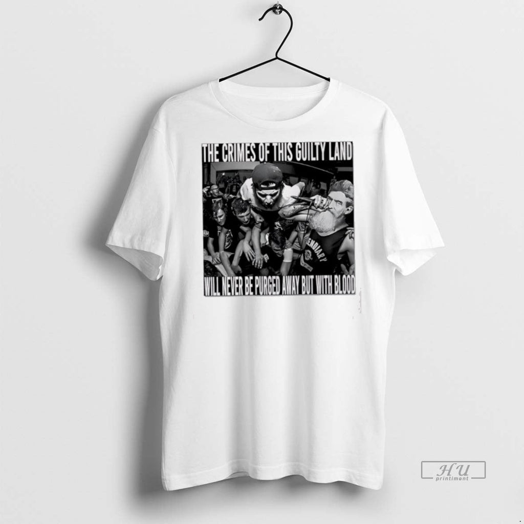 Officials The Crimes Of This Guilty Land Will Never - Adult & Kids T-Shirts, Sweatshirts & Hoodies apparel design preview 1