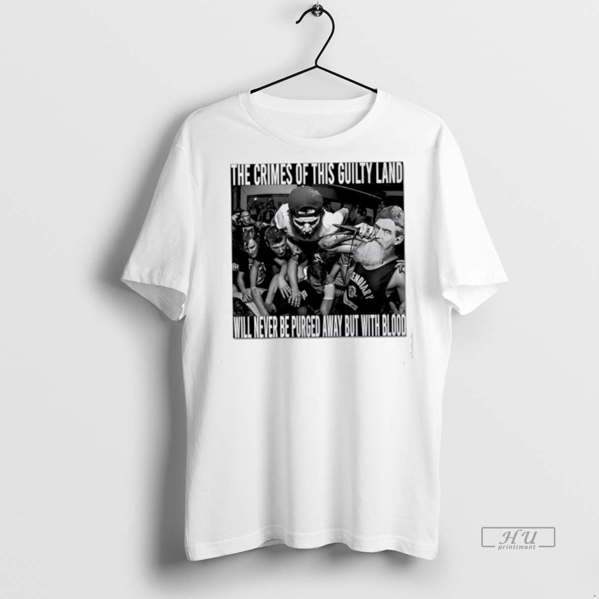 Officials The Crimes Of This Guilty Land Will Never - Adult & Kids T-Shirts, Sweatshirts & Hoodies apparel design preview 1