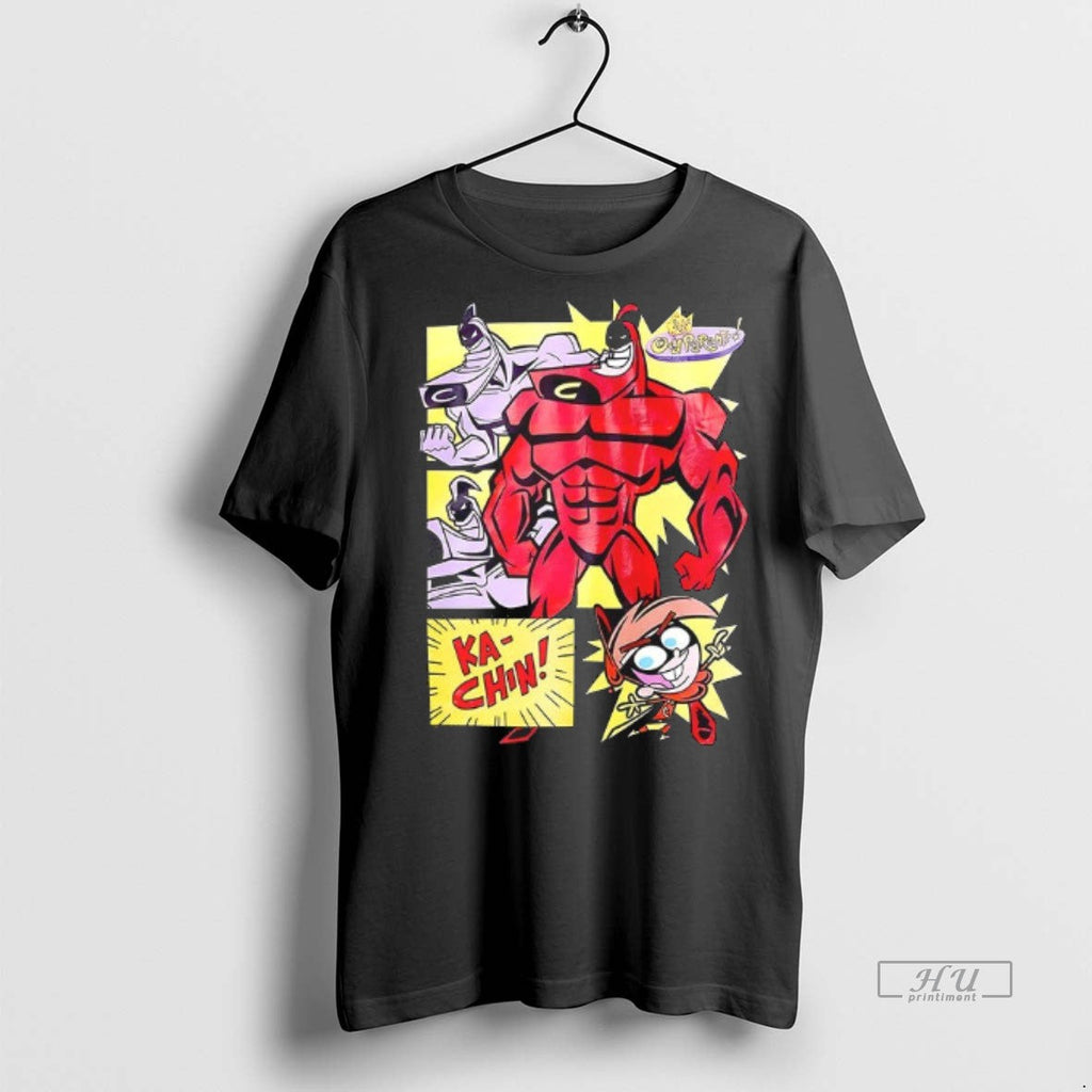 Officials The Crimson Chin Fairly Oddparents Panels - Adult & Kids T-Shirts, Sweatshirts & Hoodies apparel design preview 1