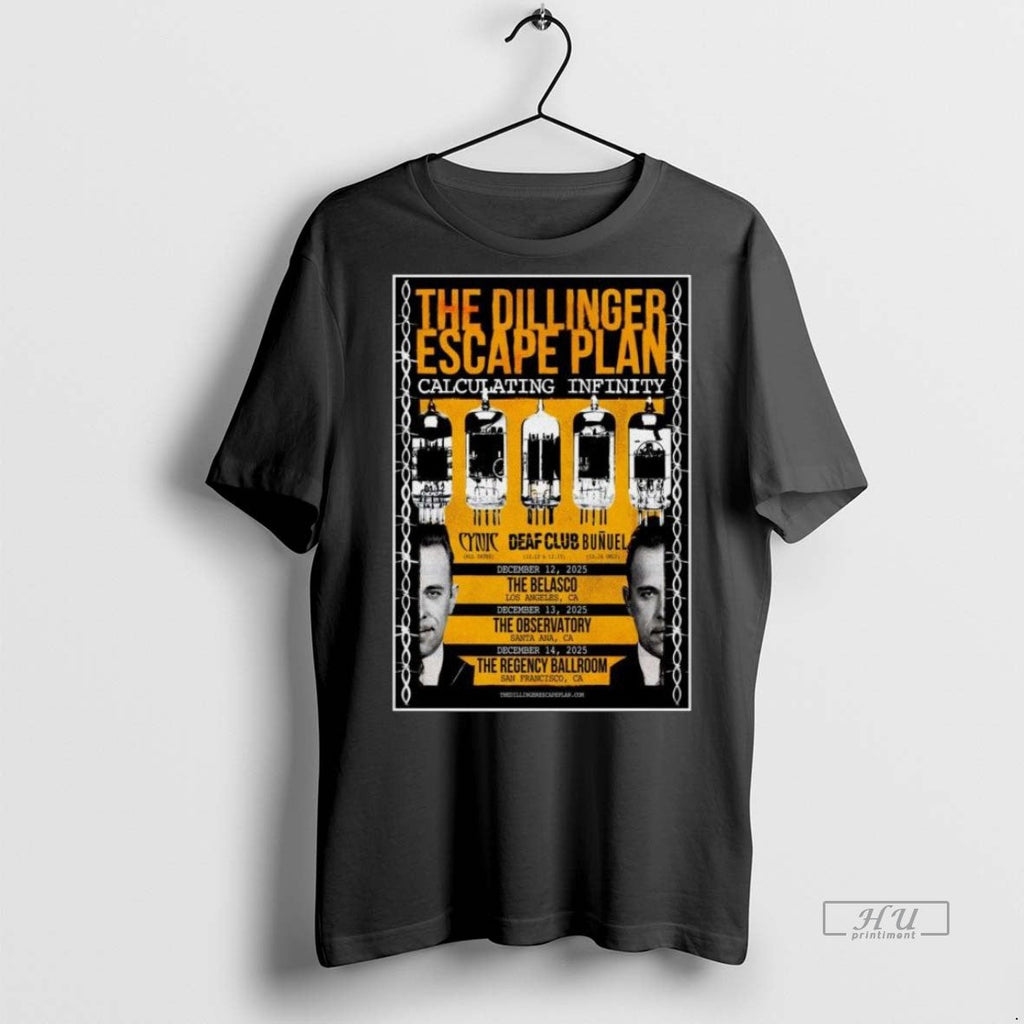 Officials The Dillinger Escape Plan California - Adult & Kids T-Shirts, Sweatshirts & Hoodies apparel design preview 1