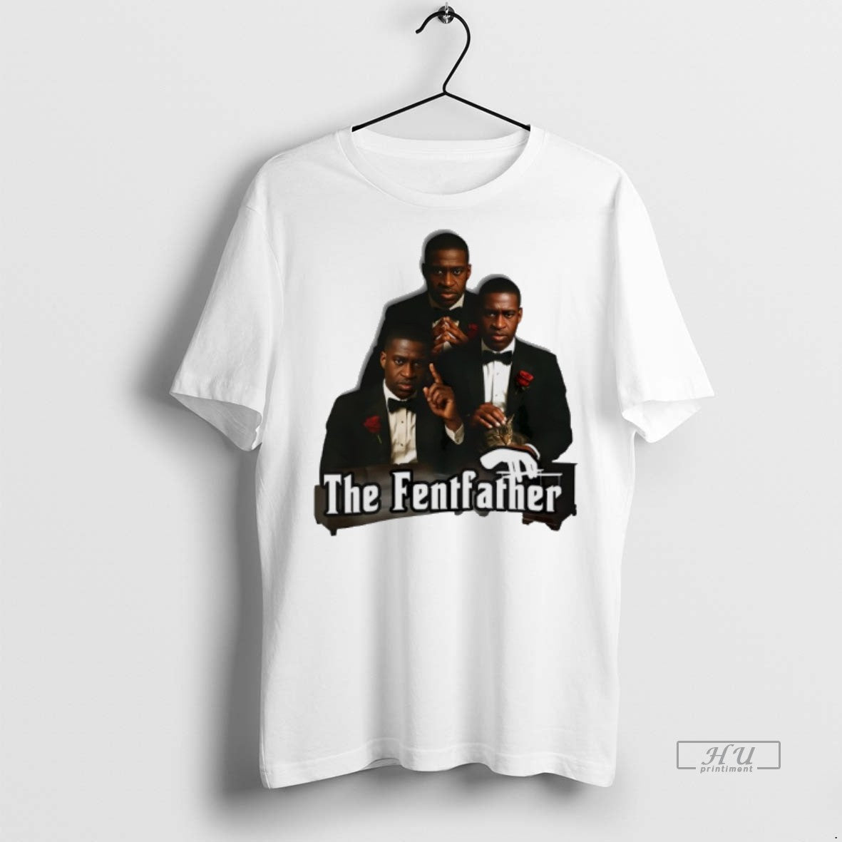 Officials The Fentfather George Floyd X Godfather - Adult & Kids T-Shirts, Sweatshirts & Hoodies apparel design preview 1