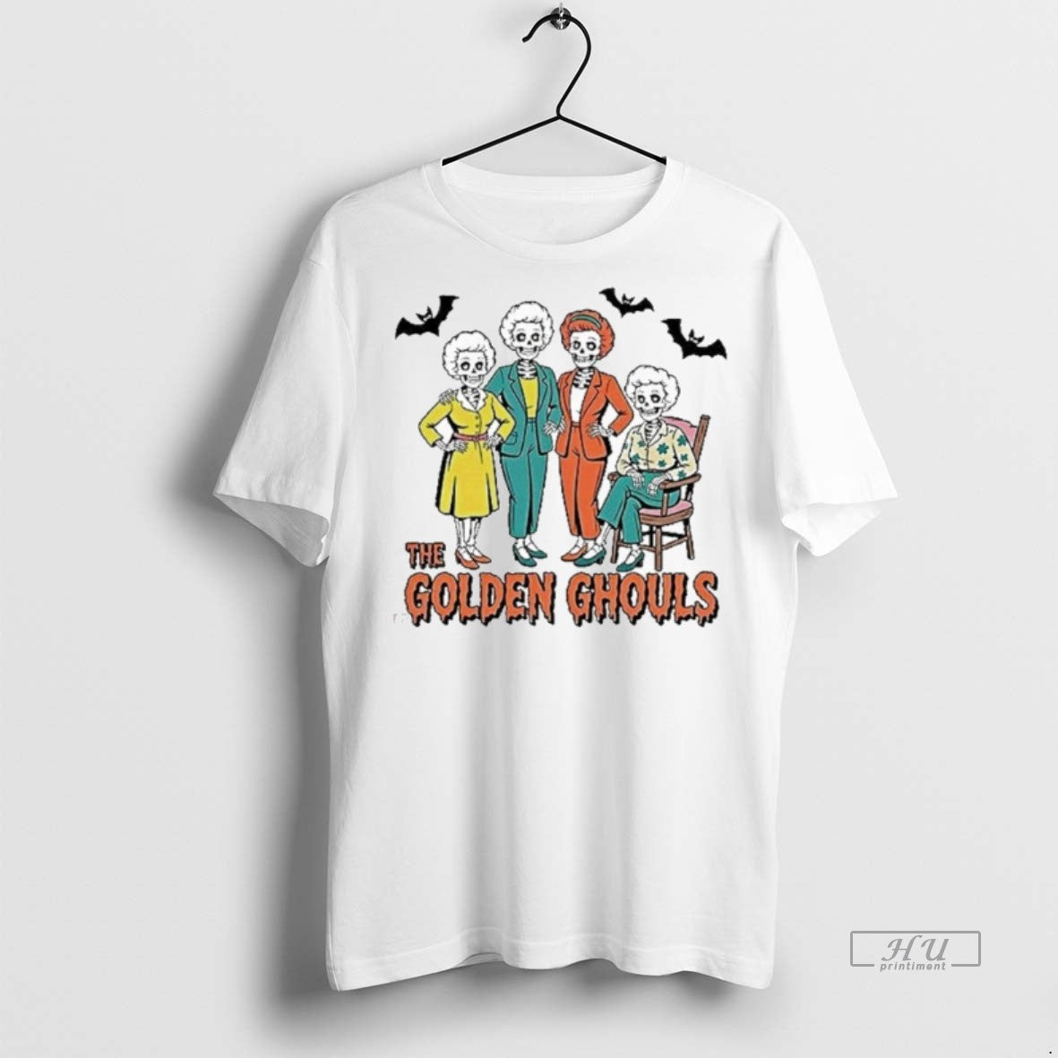 Officials The Golden Girls Ghouls Halloween Ceramic - Adult & Kids T-Shirts, Sweatshirts & Hoodies apparel design preview 1
