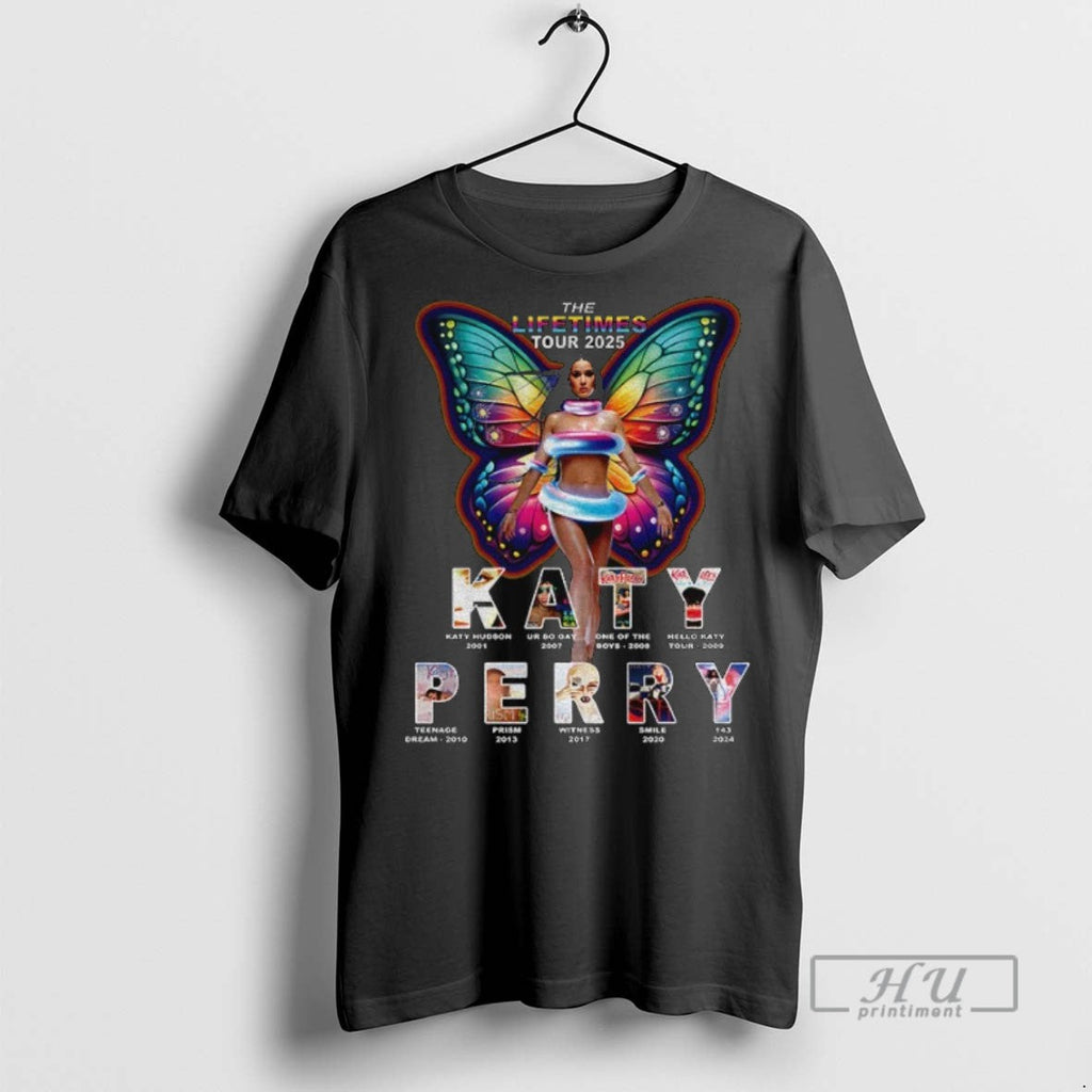 Officials The Lifetimes Katy Perry Tour 2025 World - Adult & Kids T-Shirts, Sweatshirts & Hoodies apparel design preview 1