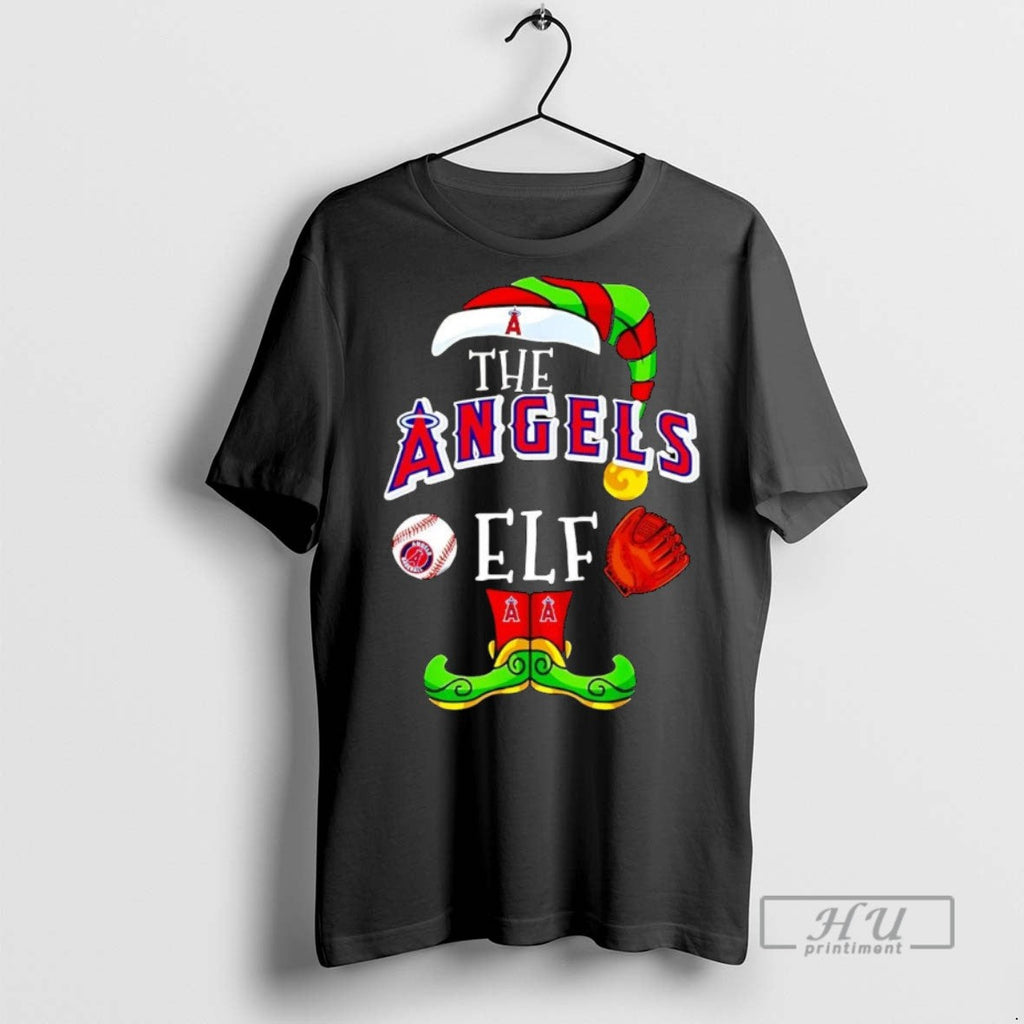 Officials The Los Angeles Angels Elf Christmas - Adult & Kids T-Shirts, Sweatshirts & Hoodies apparel design preview 1