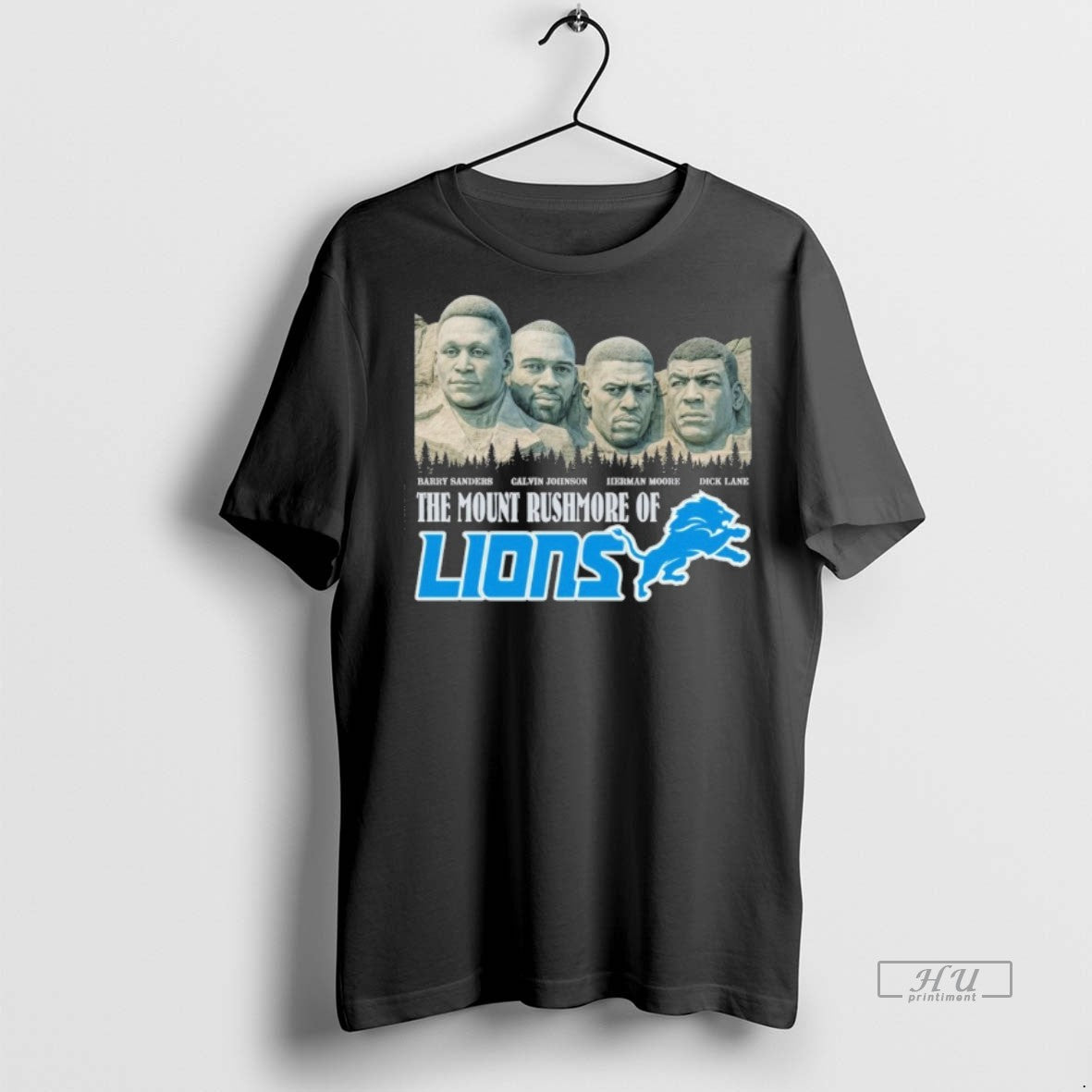 Officials The Mount Rushmore Of Detroit Lions Legends - Adult & Kids T-Shirts, Sweatshirts & Hoodies apparel design preview 1
