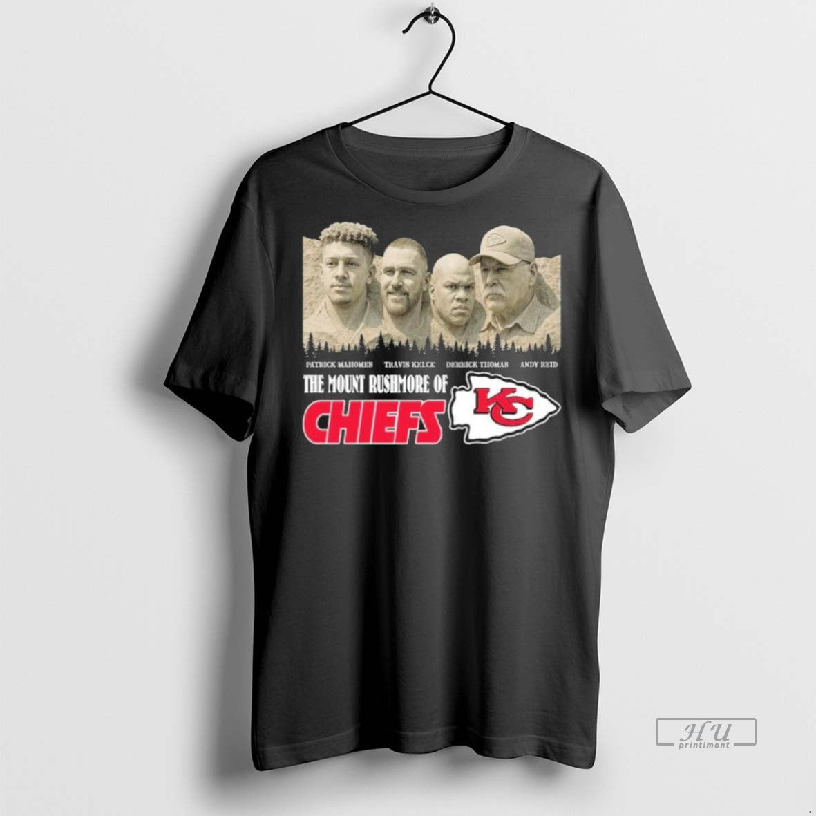 Officials The Mount Rushmore Of Kansas City Chiefs - Adult & Kids T-Shirts, Sweatshirts & Hoodies apparel design preview 1