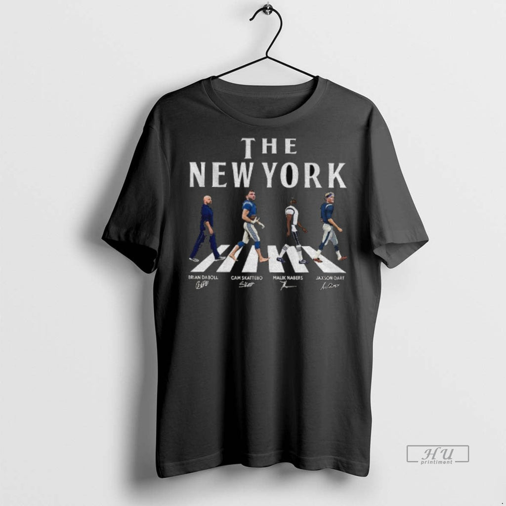 Officials The New York Walking Road Signatures - Adult & Kids T-Shirts, Sweatshirts & Hoodies apparel design preview 1