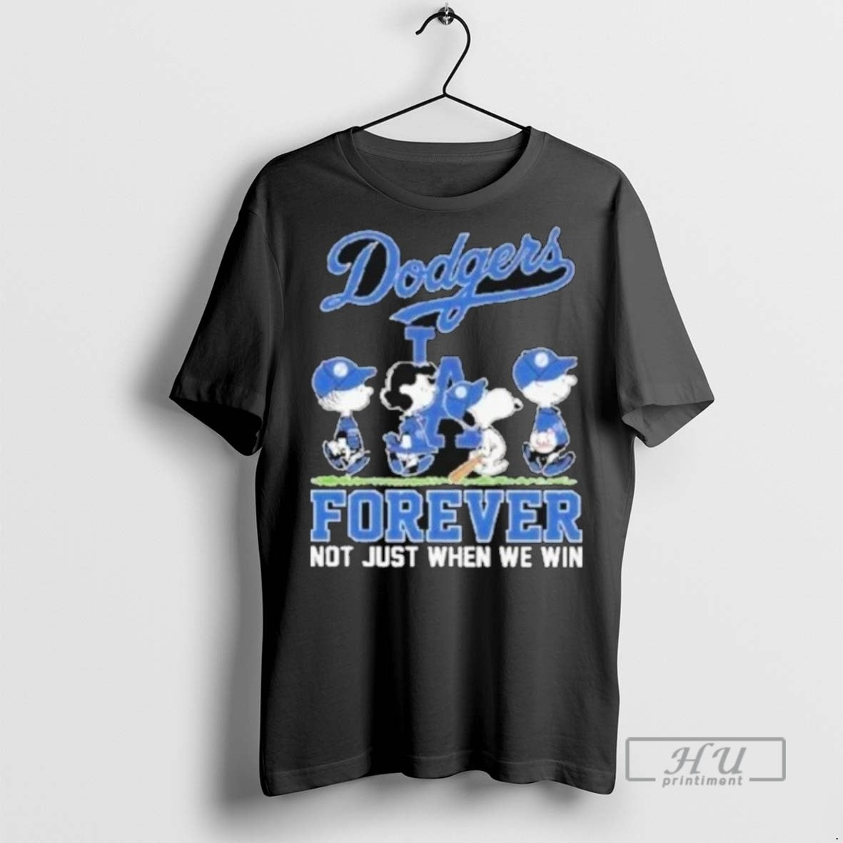 Officials The Peanuts Walking X Los Angeles Dodgers - Adult & Kids T-Shirts, Sweatshirts & Hoodies apparel design preview 1
