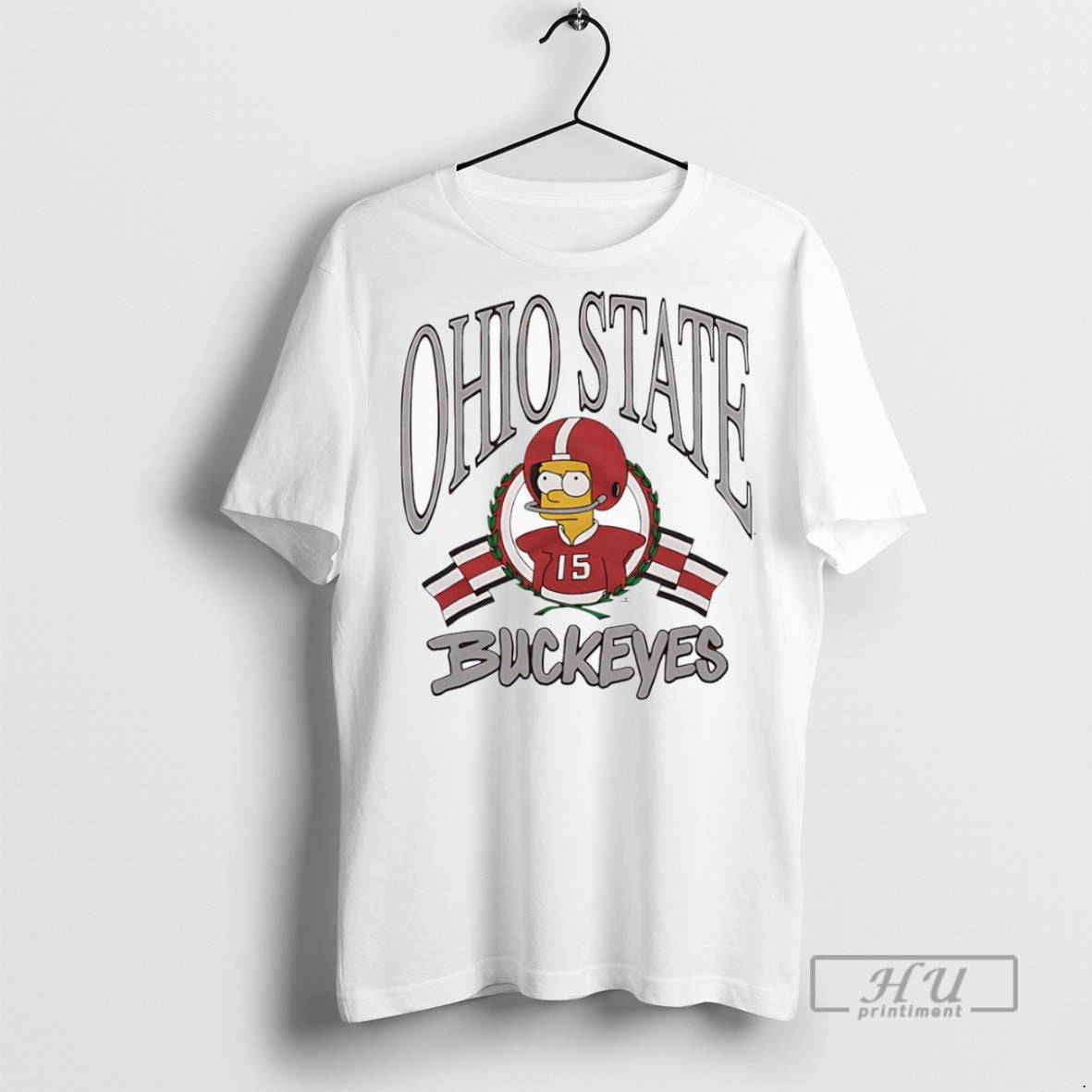 Officials The Simpsons Bart X Ohio State - Adult & Kids T-Shirts, Sweatshirts & Hoodies apparel design preview 1