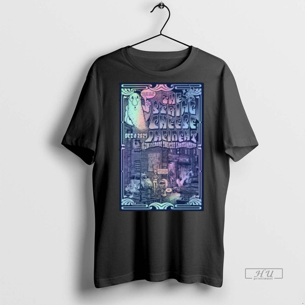 Officials The String Cheese Incident October 4 2025 - Adult & Kids T-Shirts, Sweatshirts & Hoodies apparel design preview 1