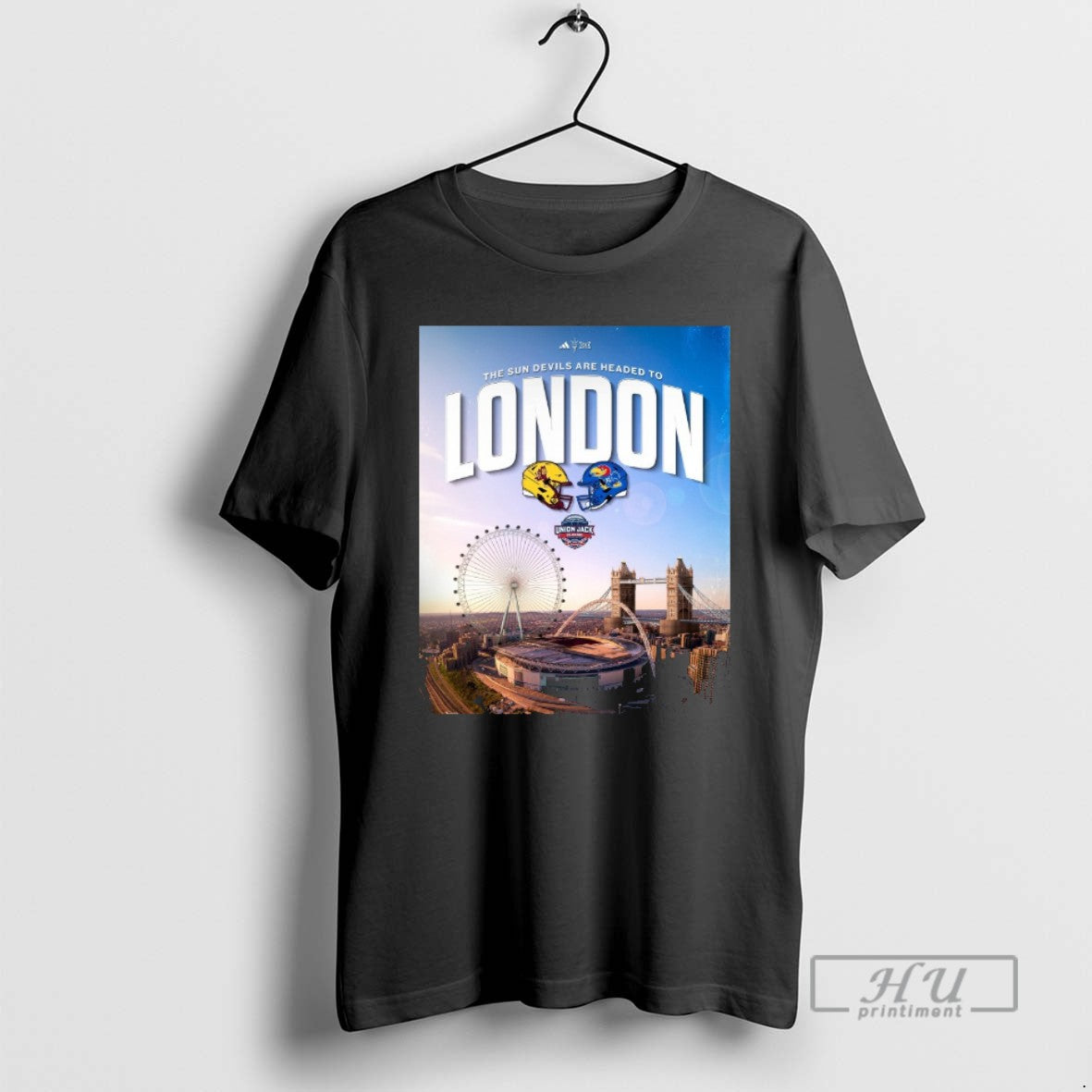 Officials The Sun Devils Are Headed To London Arizona - Adult & Kids T-Shirts, Sweatshirts & Hoodies apparel design preview 1