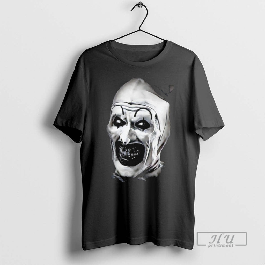 Officials The Terrifier Horror Character Big Face - Adult & Kids T-Shirts, Sweatshirts & Hoodies apparel design preview 1
