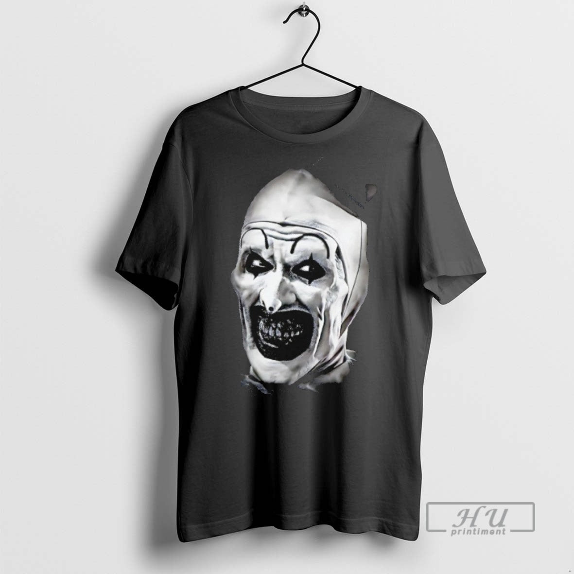 Officials The Terrifier Horror Character Big Face - Adult & Kids T-Shirts, Sweatshirts & Hoodies apparel design preview 1