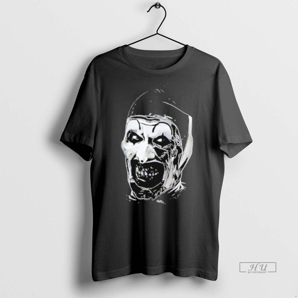 Officials The Terrifier Horror Character Big Face - Adult & Kids T-Shirts, Sweatshirts & Hoodies apparel design preview 1