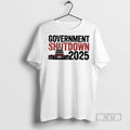 Officials The White House Government Shutdown 2025 - Adult & Kids T-Shirts, Sweatshirts & Hoodies apparel design preview 1