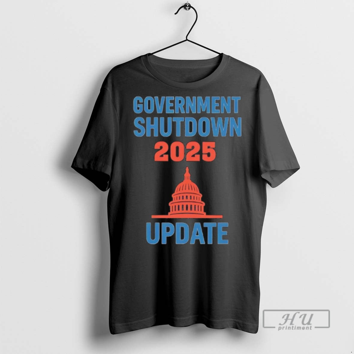 Officials The White House Government Shutdown 2025 - Adult & Kids T-Shirts, Sweatshirts & Hoodies apparel design preview 1