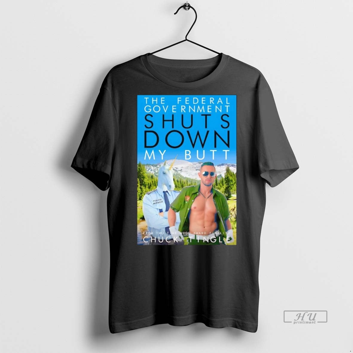 Officials The Federal Government Shuts Down My Butt - Adult & Kids T-Shirts, Sweatshirts & Hoodies apparel design preview 1