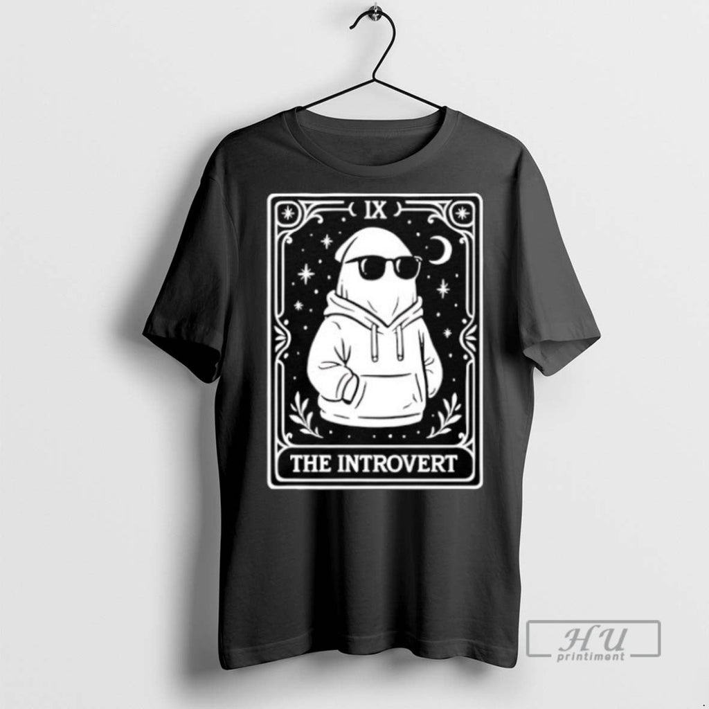 Officials The Introvert Tarot Card Halloween - Adult & Kids T-Shirts, Sweatshirts & Hoodies apparel design preview 1