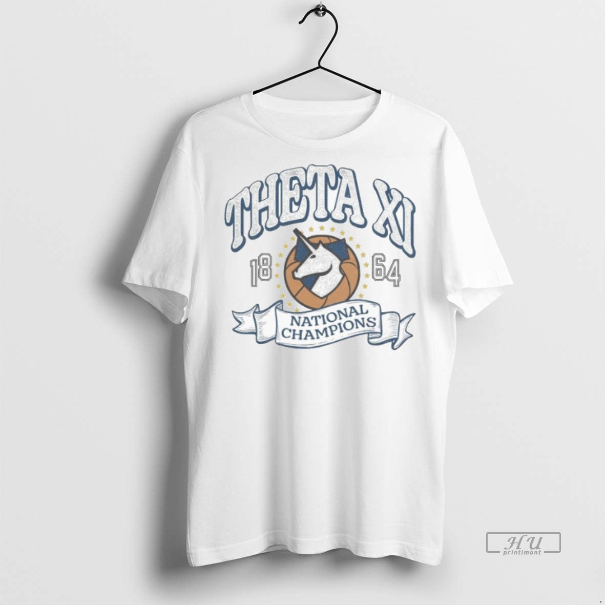 Officials Theta Xi National Champions 1864 Sweater - Adult & Kids T-Shirts, Sweatshirts & Hoodies apparel design preview 1