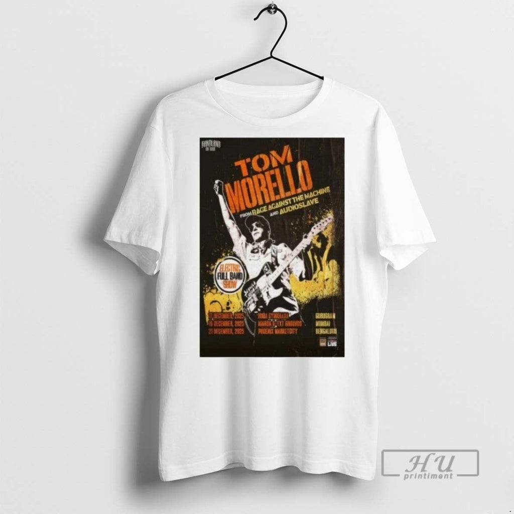 Officials Tom Morello India From Race Against The - Adult & Kids T-Shirts, Sweatshirts & Hoodies apparel design preview 1
