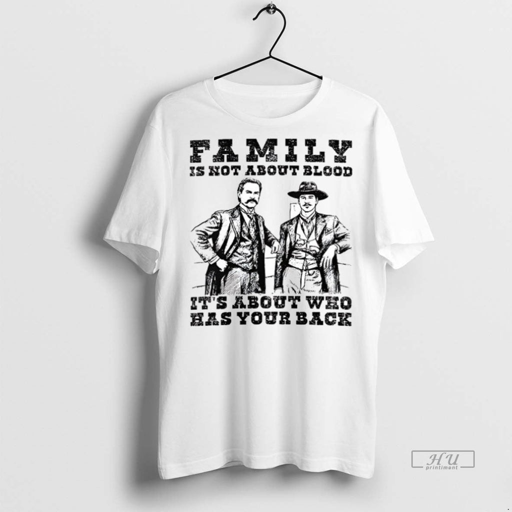 Officials Tombstone Family Is Not About Blood Its Who - Adult & Kids T-Shirts, Sweatshirts & Hoodies apparel design preview 1