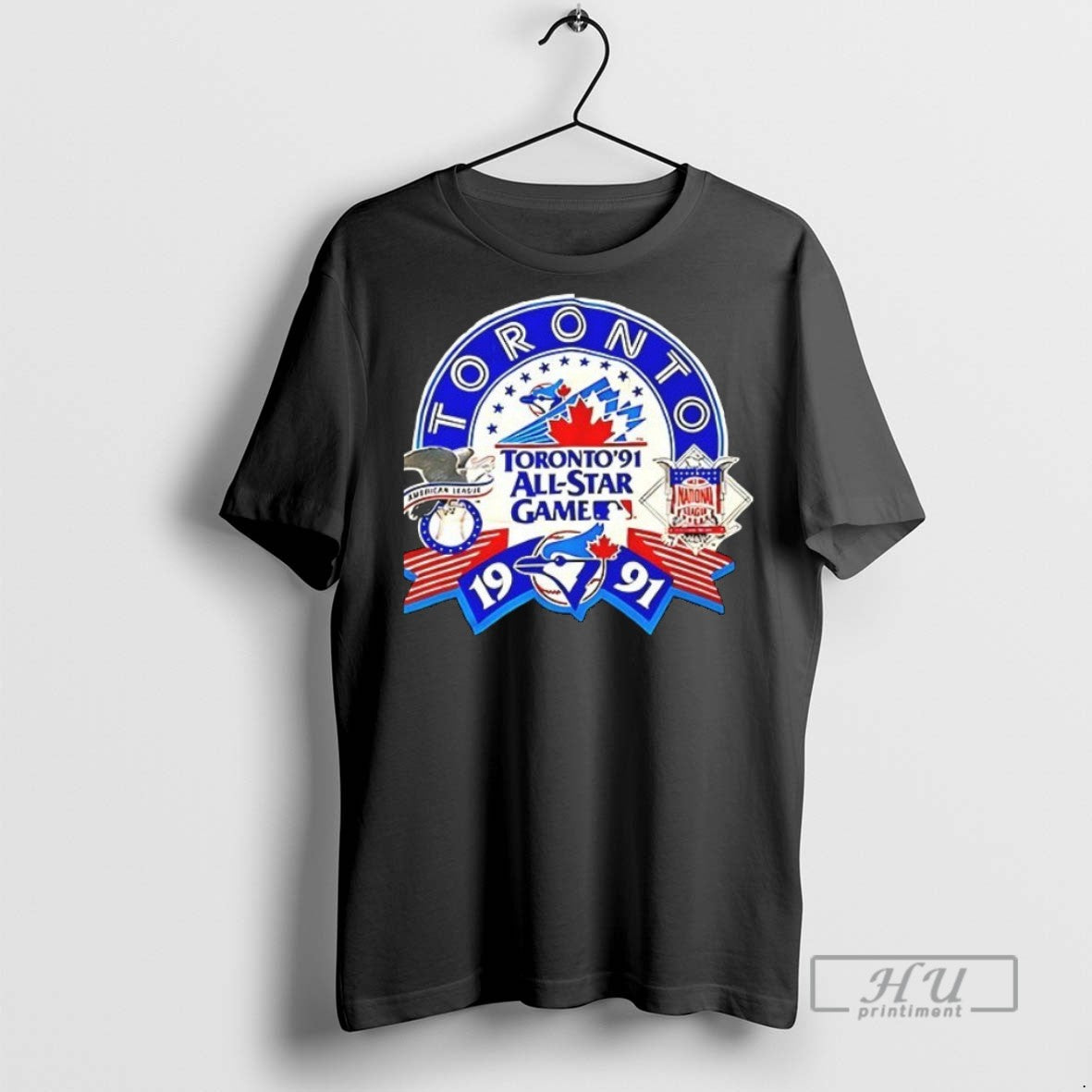 Officials Toronto Blue Jays All Star Gane 1991 - Adult & Kids T-Shirts, Sweatshirts & Hoodies apparel design preview 1