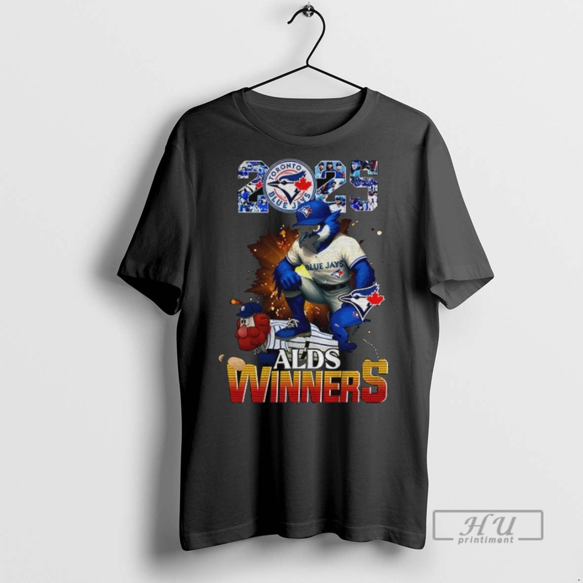 Officials Toronto Blue Jays Mascot 2025 Alds Winners - Adult & Kids T-Shirts, Sweatshirts & Hoodies apparel design preview 1