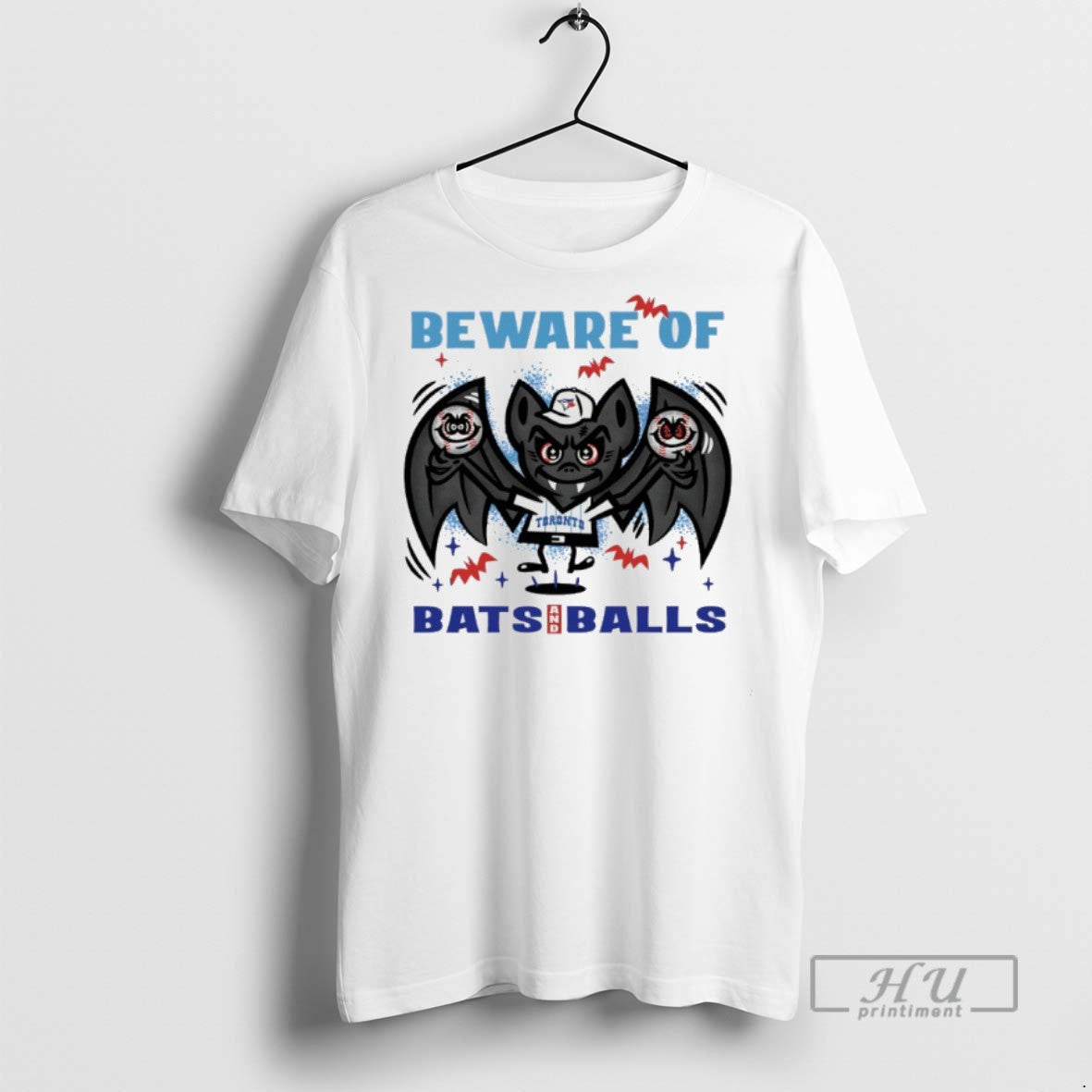 Officials Toronto Blue Jays October Beware Of Bats - Adult & Kids T-Shirts, Sweatshirts & Hoodies apparel design preview 1