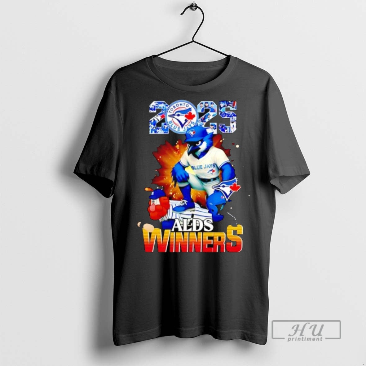 Officials Toronto Blue Jays Mascot Alds Winners 2025 - Adult & Kids T-Shirts, Sweatshirts & Hoodies apparel design preview 1